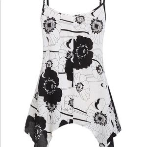 Floral Cami handkerchief top